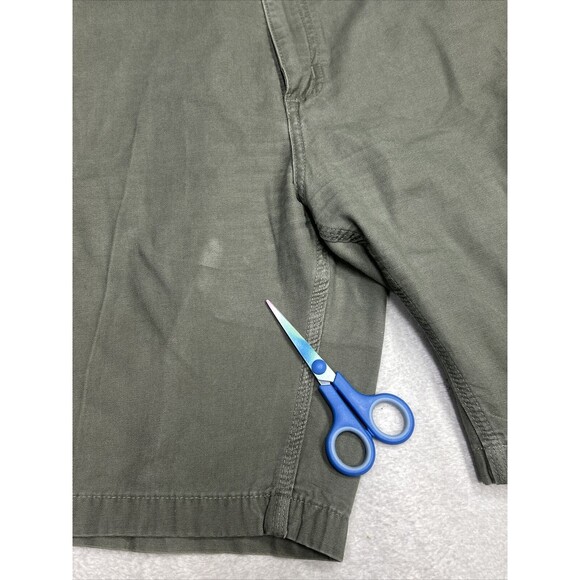 Carhartt B164LDN Mid Weight Green Canvas Baggy Cargo Shorts - Men's Size 40 - Picture 3 of 9